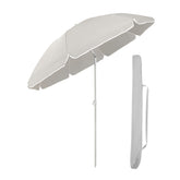 Sekey Sonnenschirm 180 cm, Balkonschirm, Strandschirm, mit Schutzhülle
